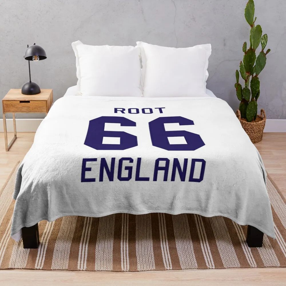 

Joe Root 66 English Cricket Jersey Throw Blanket Decorative Sofas Thermals For Travel Blankets