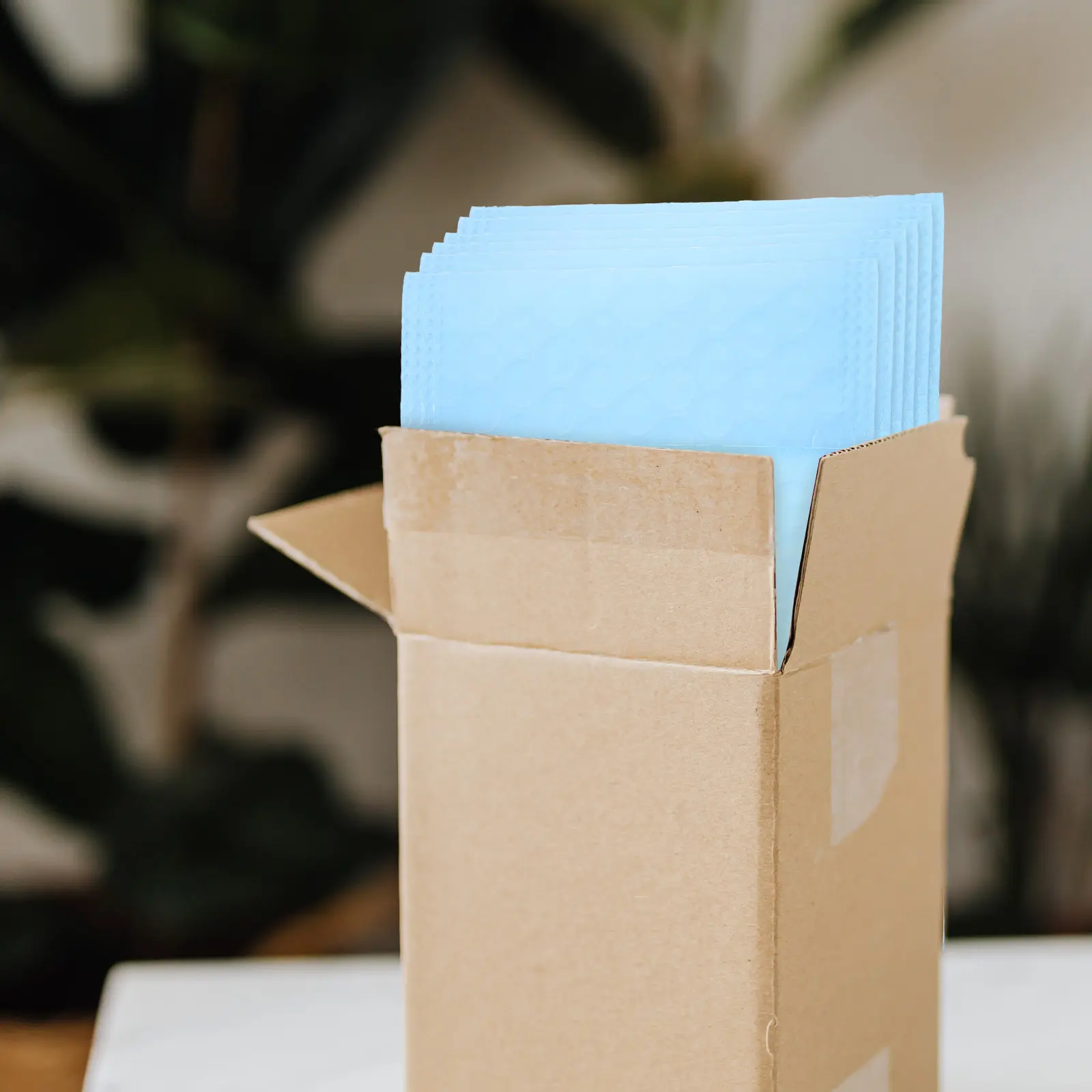 

100Pcs Gift Packaging Bags Wear-Resistant Waterproof Mailing Envelopes for Clothing T-Shirts Blankets Lightweight Shipping