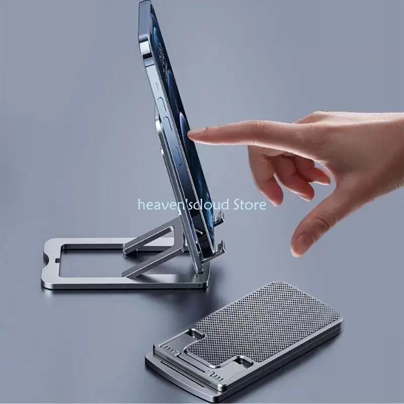 Y88B 전화 지원 크래들 홀더 앵글 높이 조절 가능한 전화 스탠드 알루미늄 브래킷