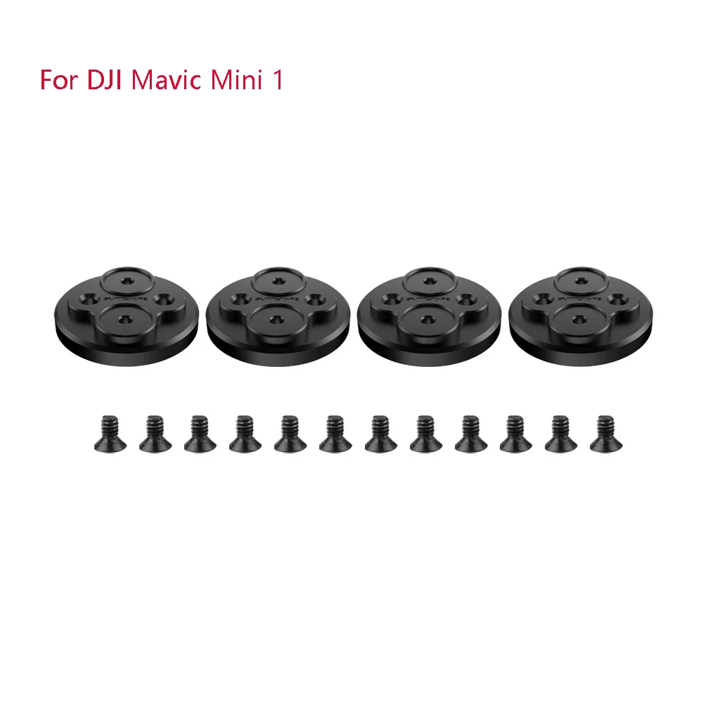 4pcs อลูมิเนียมมอเตอร์ฝาครอบสําหรับ DJI Mini 2 SE/MINI 3 Pro อุปกรณ์เสริมกับ Paddles ป้องกันฝุ่นเครื่องยนต์ Protector