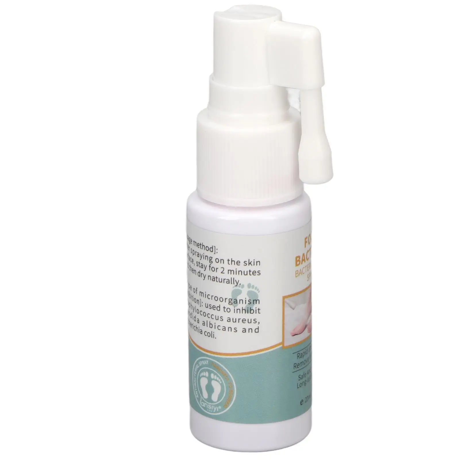 بخاخ مرطب لعلاج القدم مع مستخلصات نباتية لترطيب وشفاء أصابع القدم وتقشير 20 مل تركيبة لطيفة