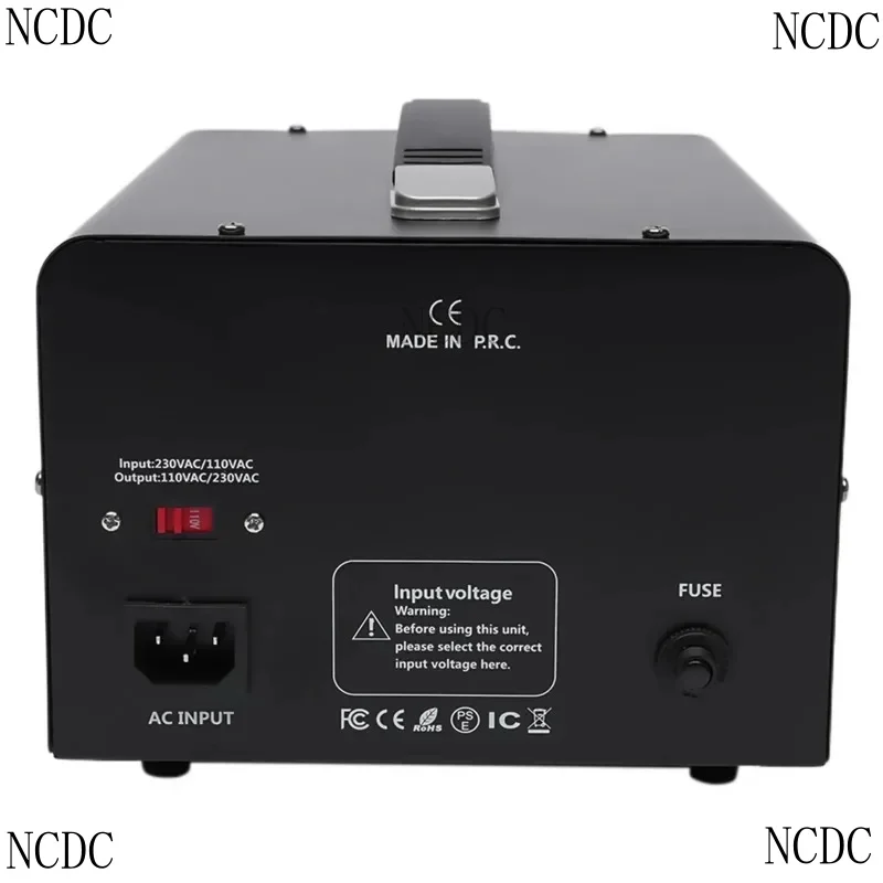 110V To 220V Step Up Down Voltage Converter With 3 Us Standard 3 Universal Outlet Electrical Appliances