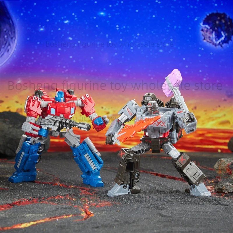 Hasbro Transformed toys United SDCC 2024 Orion Pax VS Megatron Fractured Friendship 2 Pack Action Figures New in Stock
