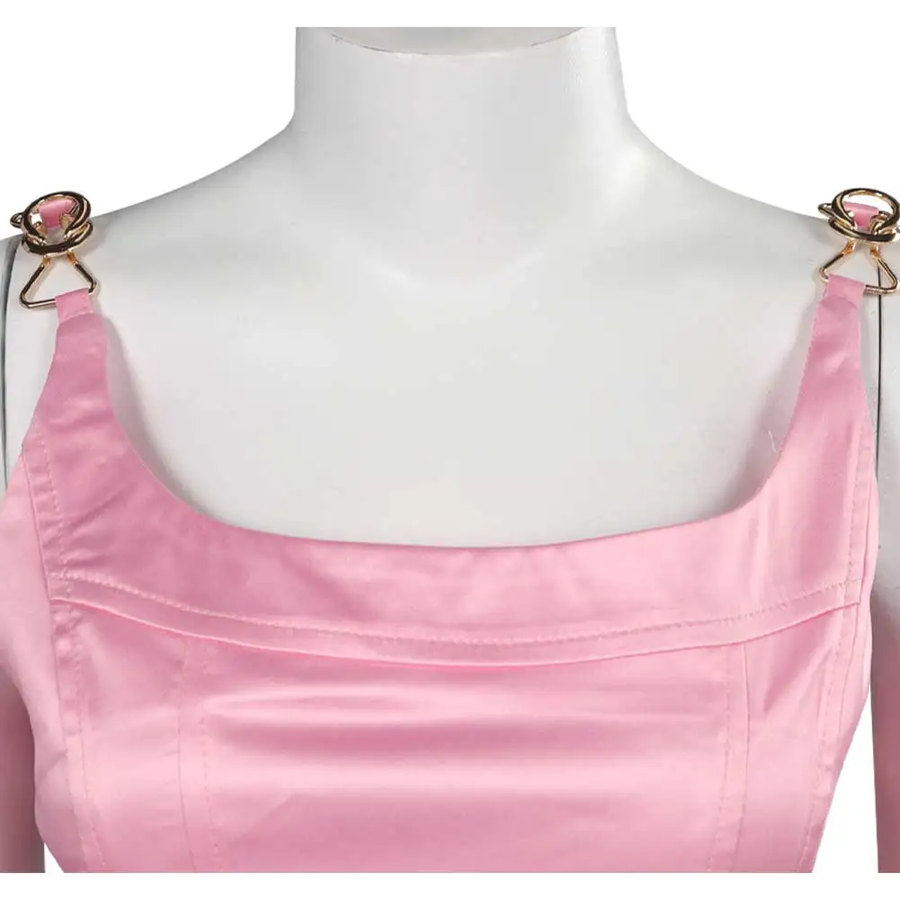 Margot fantasia cosplay para meninas adultas, saia rosa bonito tops, disfarce festa de carnaval de halloween fantasia tops