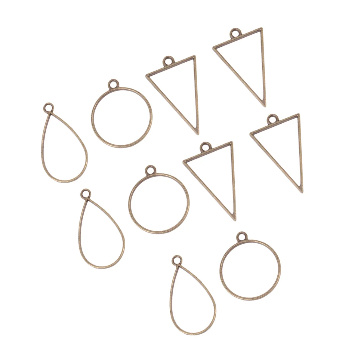 

30Pcs Pendant Set DIY Jewelry Making Supplies Alloy Charms for Cosplay Costume Sweater Chain Dangle Craft Creative Decor