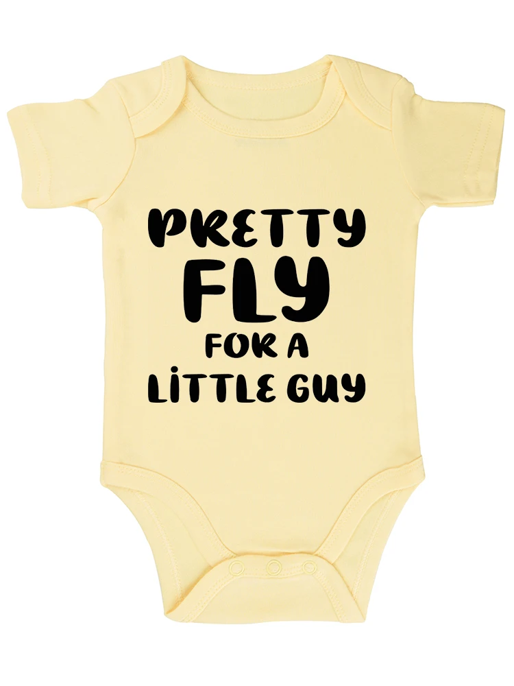 بدلة أطفال لطيفة من Pretty Fly For A Little Guy، ملابس أطفال مضحكة رائعة للأطفال الأولاد والبنات