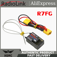 RadioLink R7FG 2.4GHz 7CH Dual Antenna Reciever High Voltage Integrated Gyro Version For Radiolinks RC6GS RC Transmitter