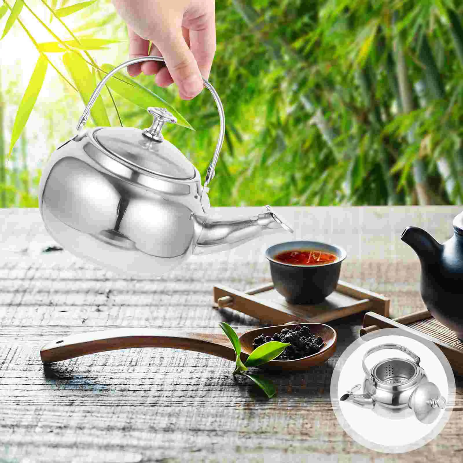 Tea Kettles Pot Stainless Steel Teapot for Home Gooseneck Camping Stove