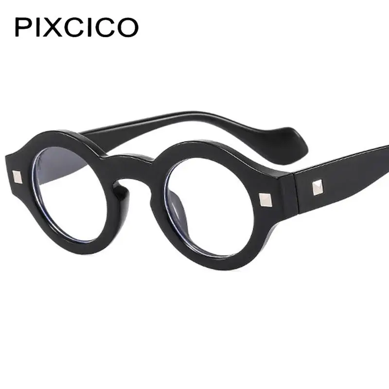 R57019 Fashion Round Rivet Reading Glasses Dioptric +0.50~+3.50 Men Small Size Vintage Optical Presbyopic Eyeglass