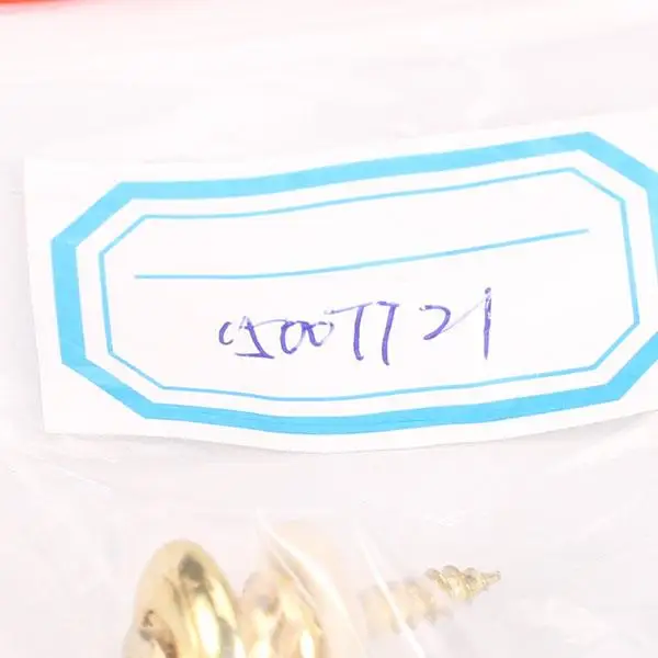 Gold Mushroom Guitar Strap Button with Screw and Felt for Electric Acoustic Bass Guitar Replacement Hardware