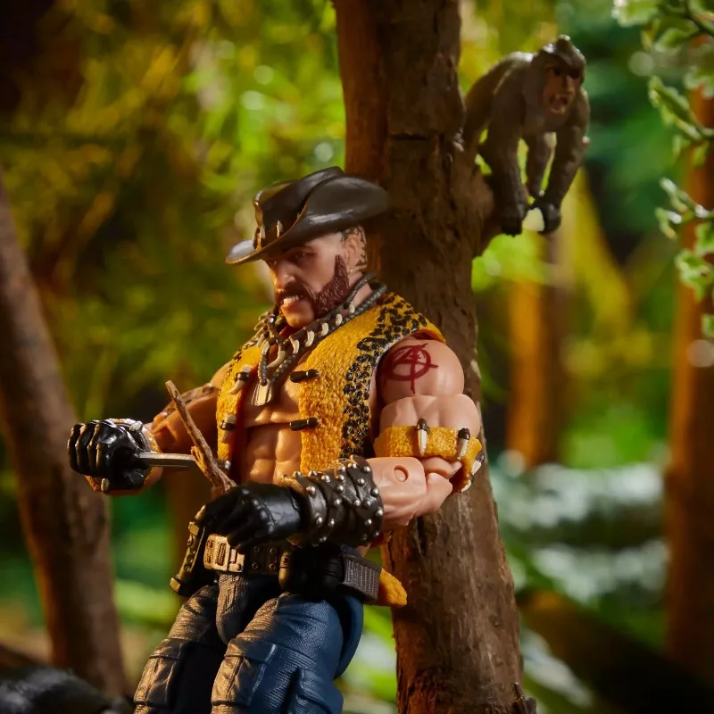 New Original Hasbro G.I. Joe Classified Series #125, Dreadnok Gnawgahyde and Pets Porkbelly & Yobbo Action Figure Gift Model