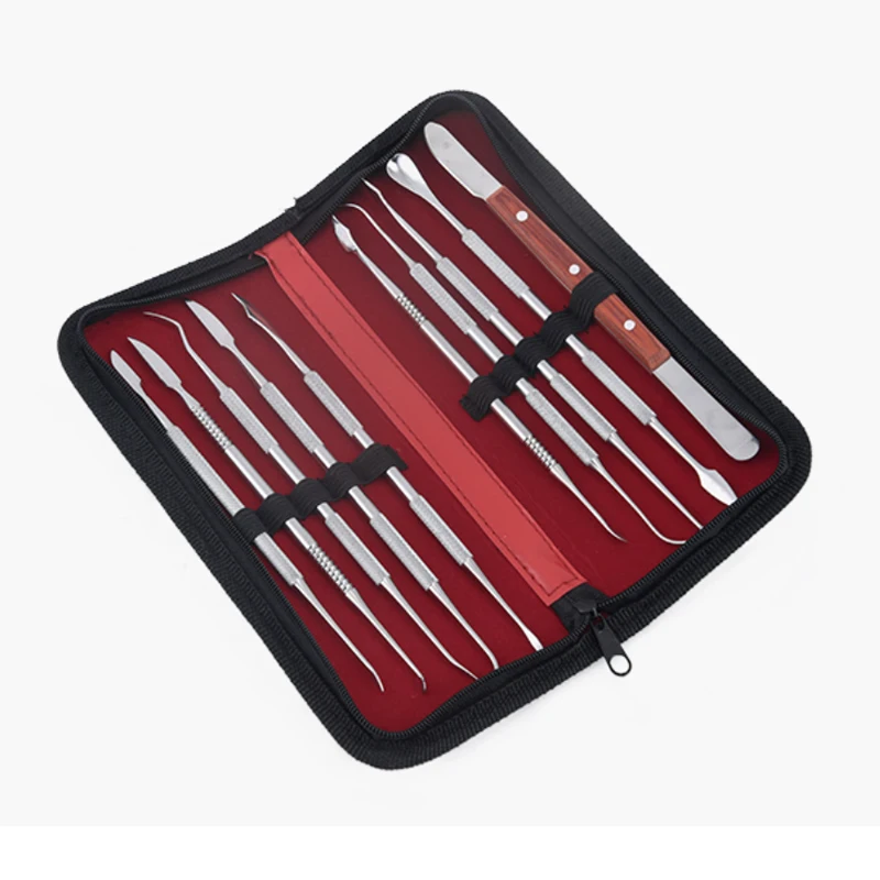 Dental Mechanic Wax Knife Kit Wax-type Carving Knife Spoon Closing Knife Dripping Utensil Baking Porcelain Denture Wax Knife