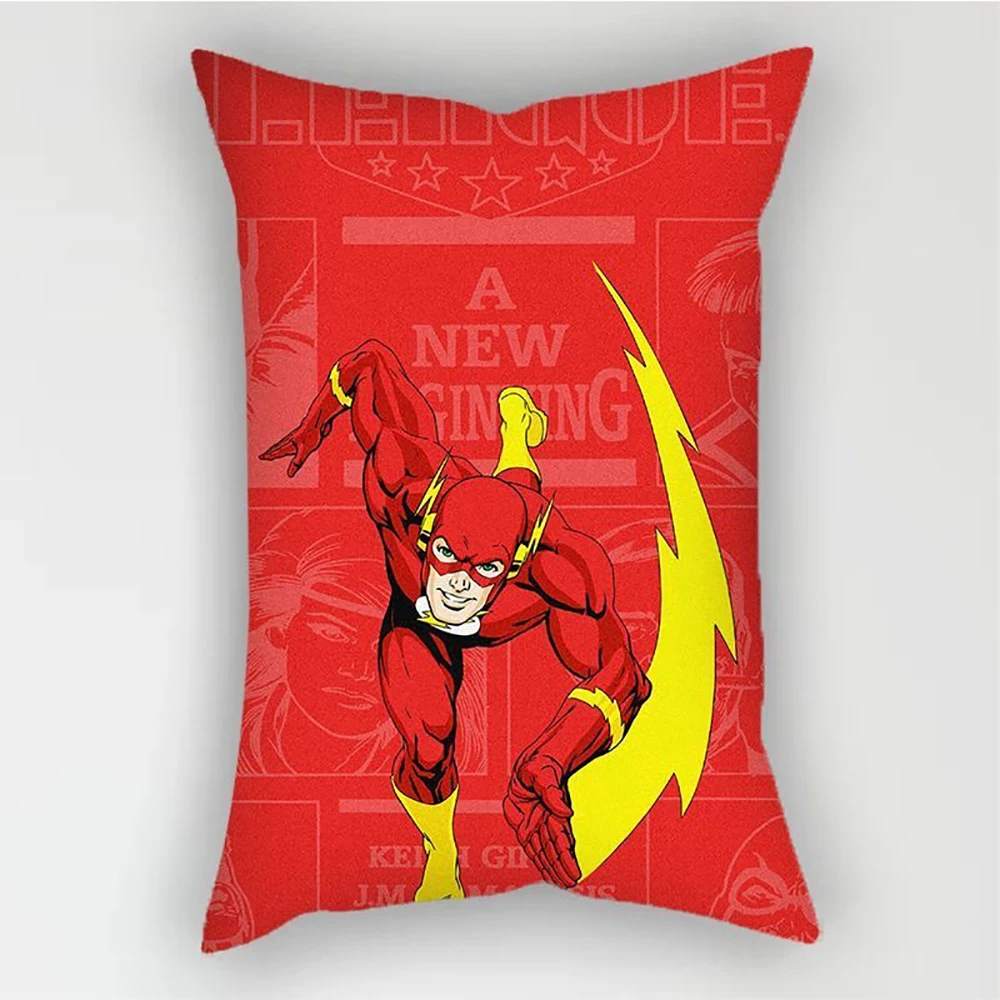 كارتون كابتن أمريكا المخدة المنتقمون سوبرمان غطاء مسند الظهر هدية غرفة المعيشة أريكة عنبر المخدة