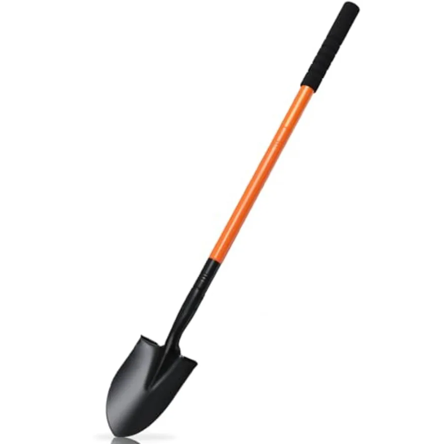 43,7 inch kleine spadeschep met robuust stalen handvat voor efficiënt graven in tuinieren, kamperen, tuinwerk en noodgevallen C