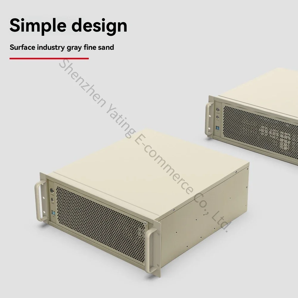 New New 4U Chassis Industrial Control Server 360 Water-cooled EATX Motherboard Slot ATX Power Slot USB3.0 Metal Switch