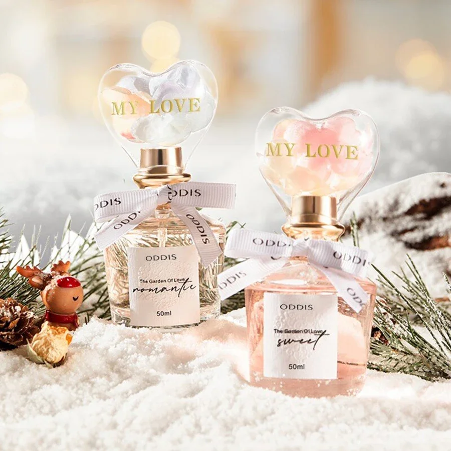 50ML 1.7FL.OZ Eau De Parfum para mulheres, perfume de longa duração com fragrância de cedro rosa, presente de dia ideal com lindo conjunto de caixa de presente