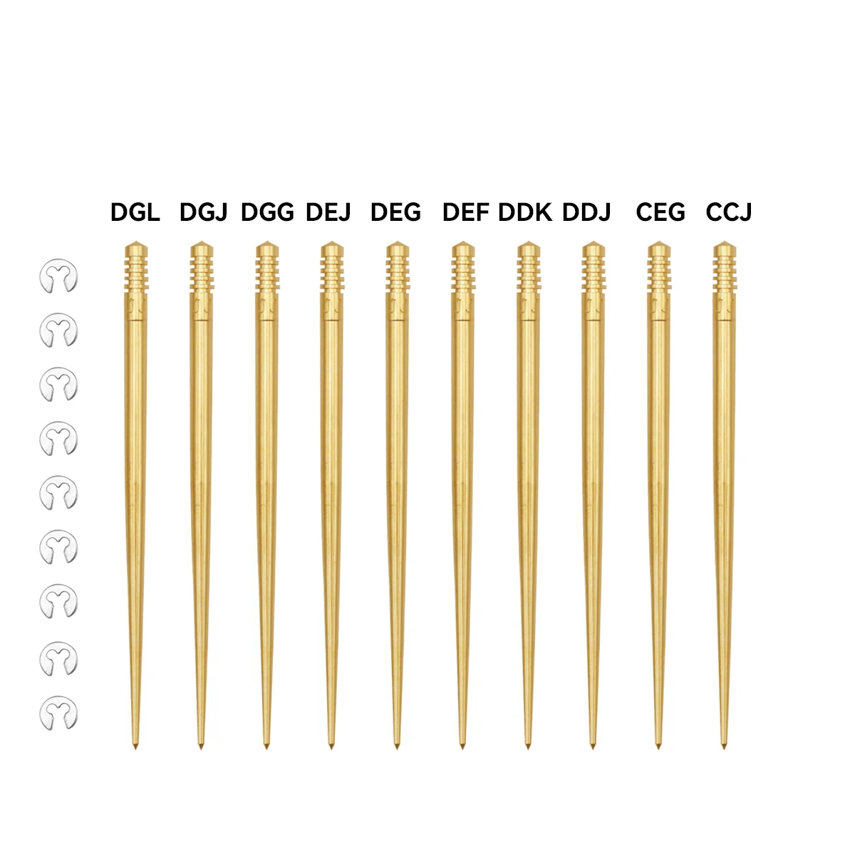 Alconstar-Motocicleta Carburador Oil Needle, Jet Needle, Fit para PWK33-42, PWK33-39, PWM38, PWM34-42, PJ34-38, PE36, N427-48