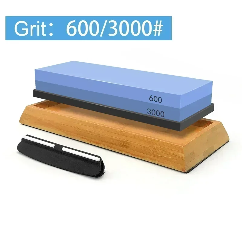 1-7 stuks slijpsteen messenslijper Grit240-8000 #   Whetstone Professionele slijpsteenset Houten basis Hoekgeleider Polijstset