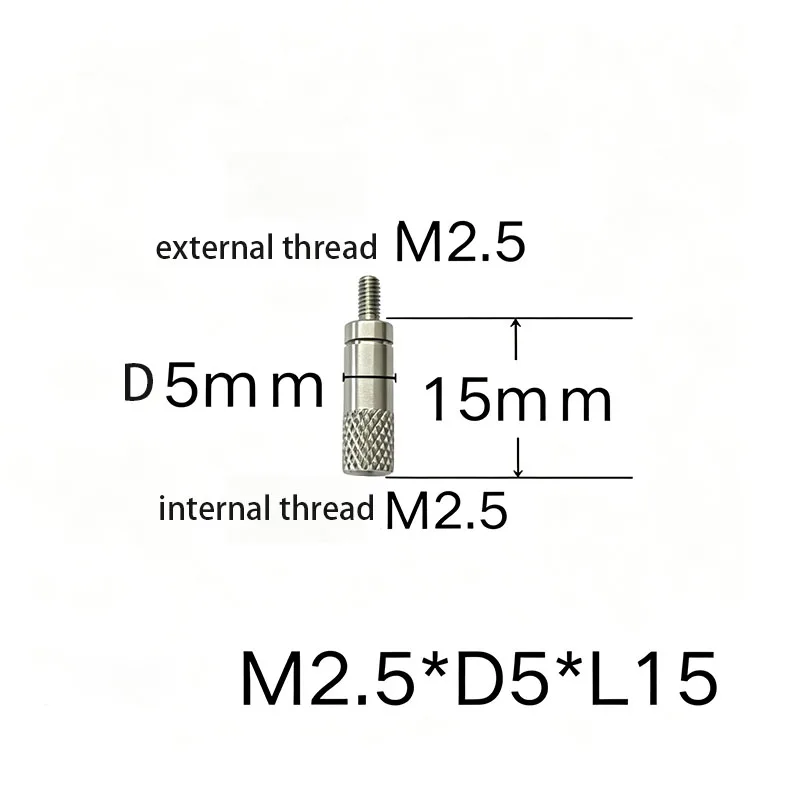 M2.5 Thread Diameter Extended Connecting Rod 5-10/150MM CNC Machine Tool Dial Gauge Probe Accessory Extension Rod for Precision