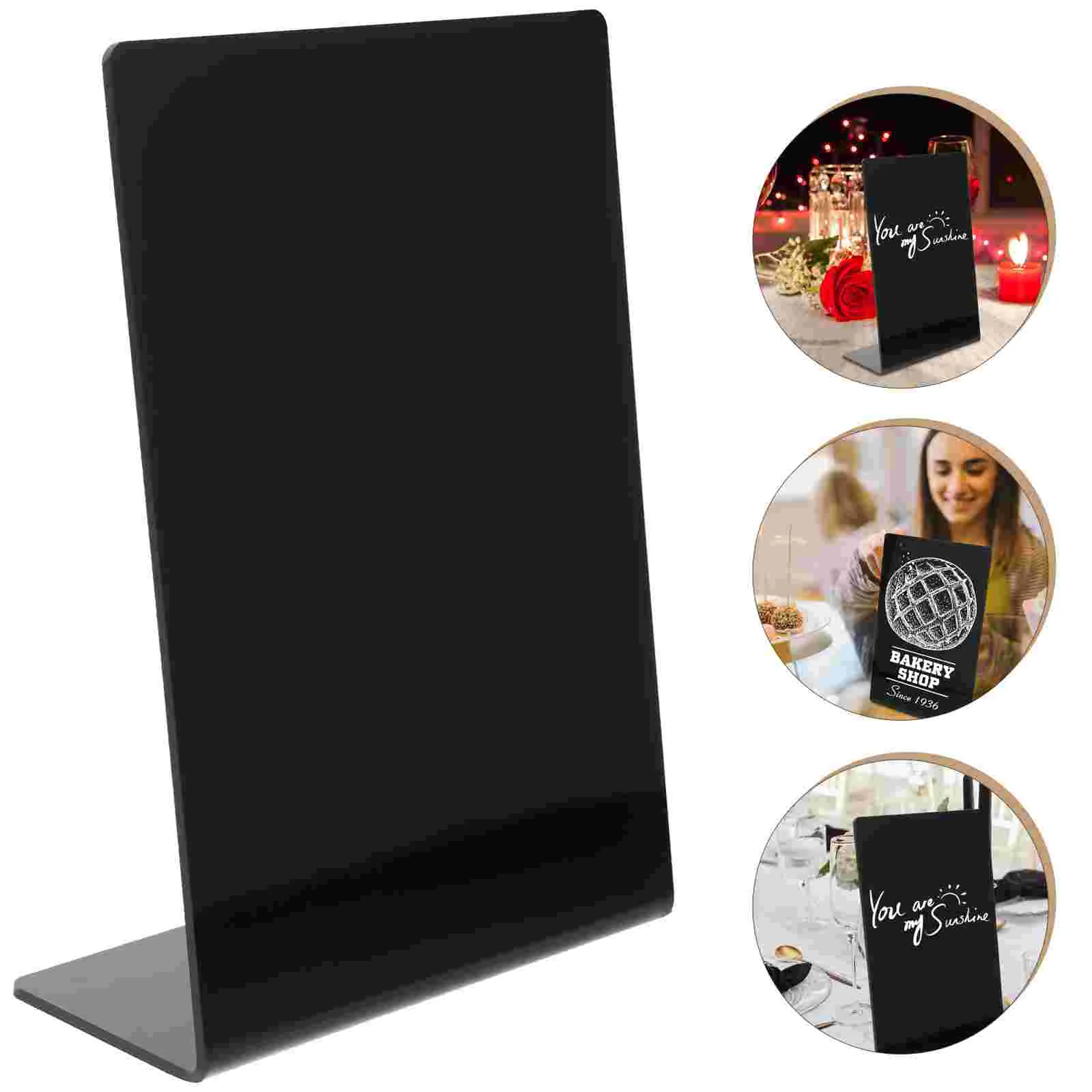 

Desktop Whiteboard Mini Whiteboards Hand Drawn Small Blackboard Signs Chalk Graffiti Erasable Chalkboard Rectangle