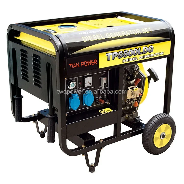 TIAN POWER OEM 7KW Open Diesel Generator With Small Home Use Generators