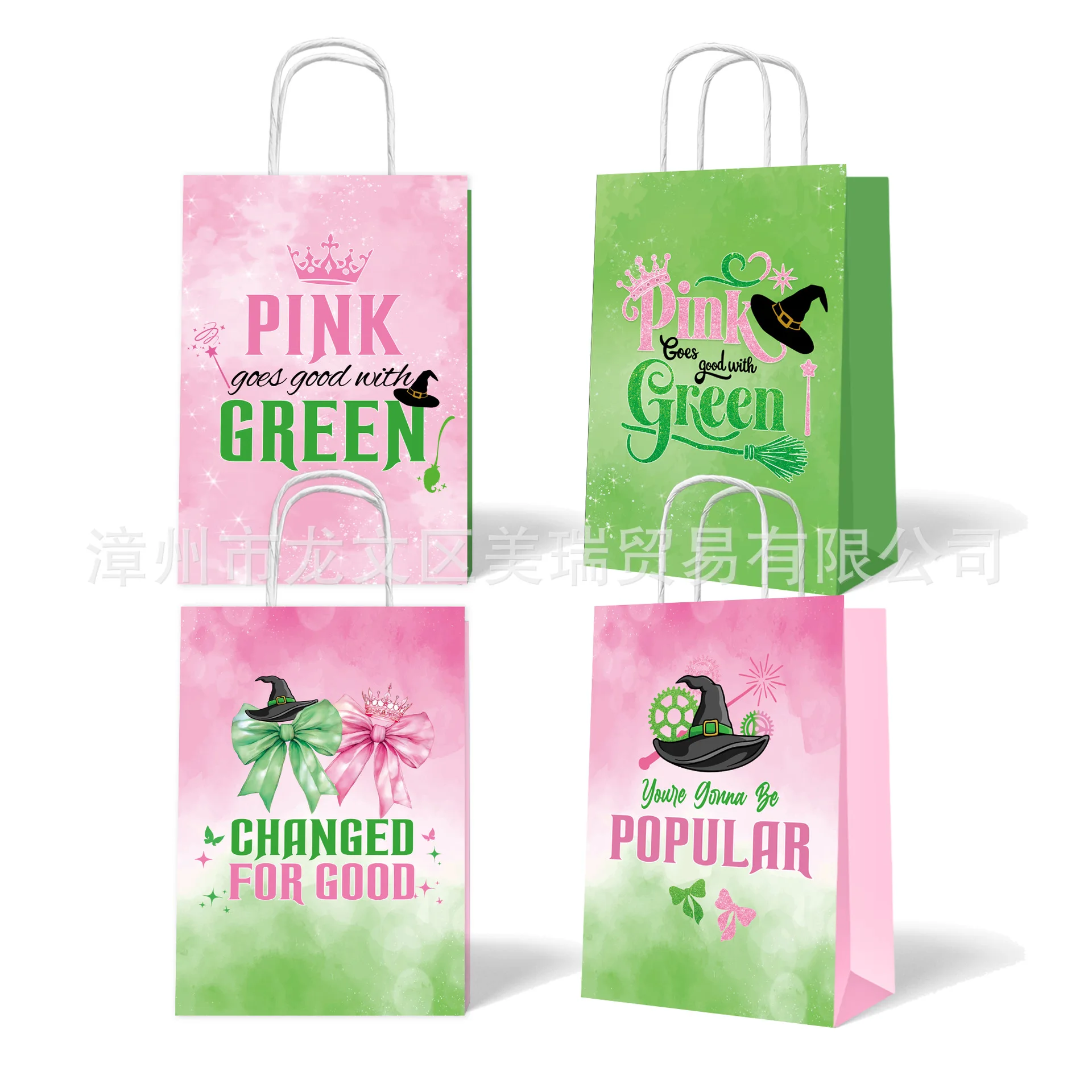 

Wicked подарочные пакеты, новые мультяшные ведьмы, принцесса, упаковка конфет, сумки для детей, день рождения, детский душ, раскрытие пола, товары для вечеринок, подарок