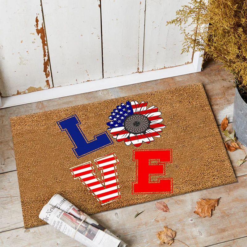 2024 New 4th Of July Patriotic Day Welcome Carpet Wool Blankets And Throws Giant Soft Blanket h Throw Blankets for Adults