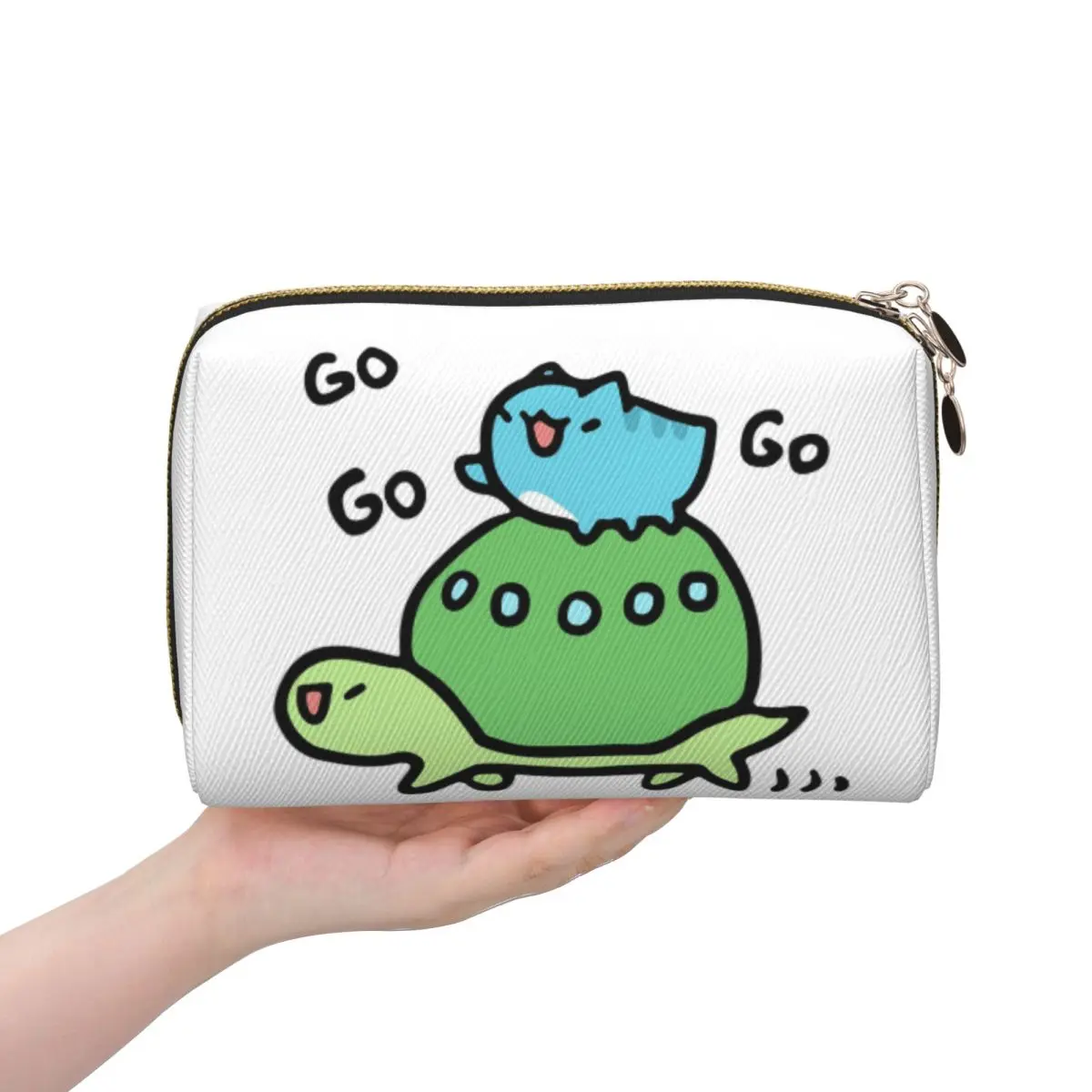 Comic Cat Bugcat Capoo Bug Cat Women Cosmetic Bags Travel Makeup Organizer Pouch Toiletry Storage Dopp Kit Case