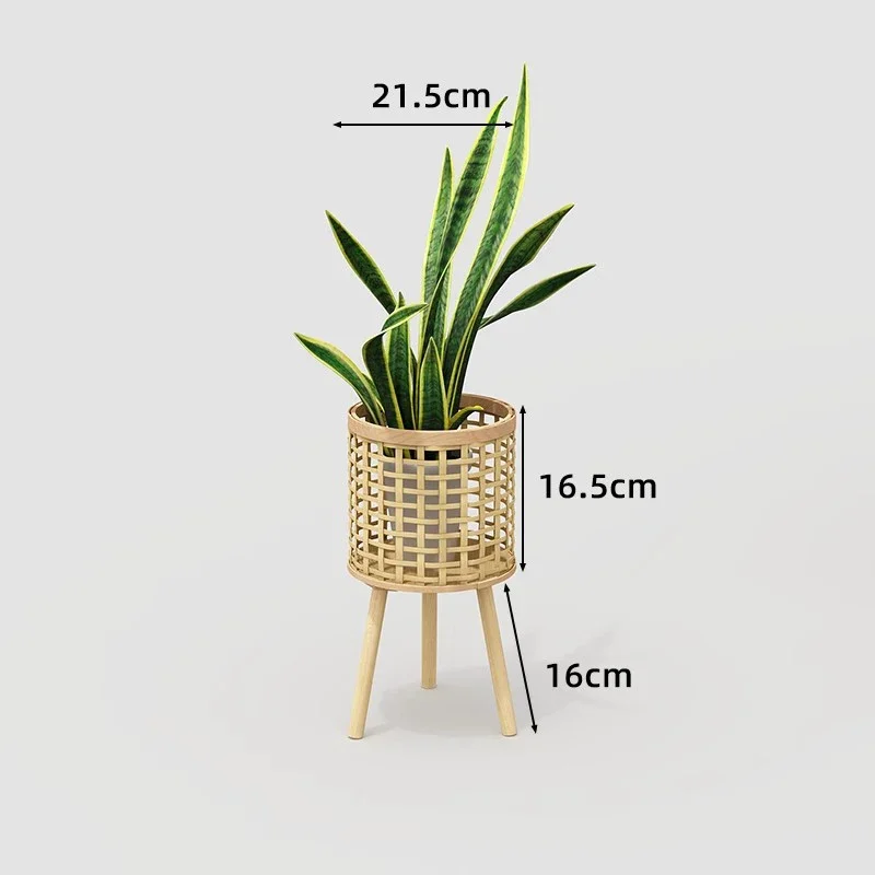 Flower Stand Corner Shelf Garden Decoration Furniture Display Lounge Outdoor Wooden Iron Plant Indoor Tall Mid-century White