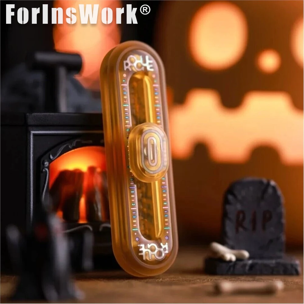 Rogue PEI Crispy Sticks Shell Crystal High-Low Pitch Rail Mechanical Push Slider Sensory Toys Antistress Toy