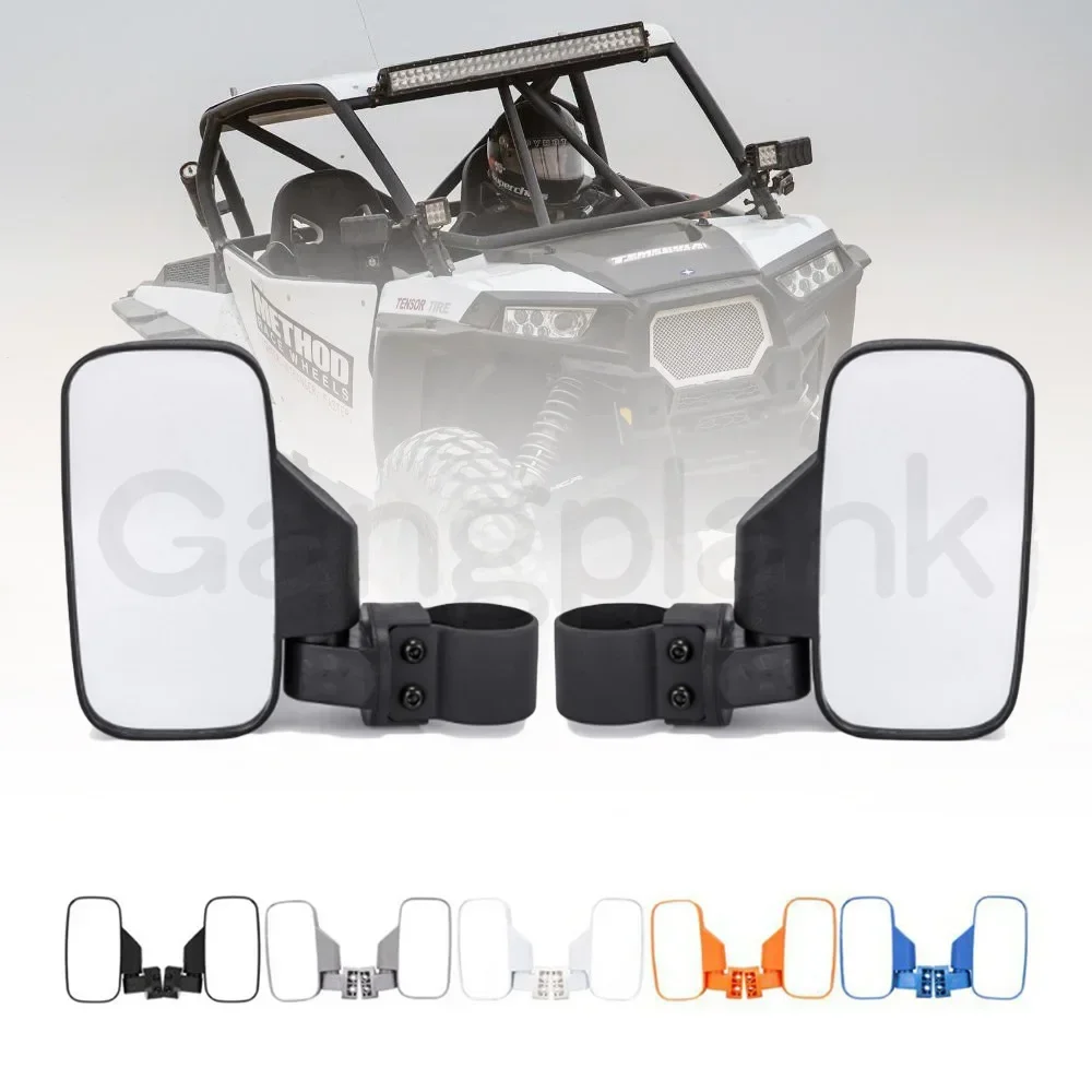 ATV UTV Side Mirror Reflector Modified Rearview Mirror A Pair for Yamaha Rhino Gatorade Honda Pioneer Kawasaki Off-road Vehicle