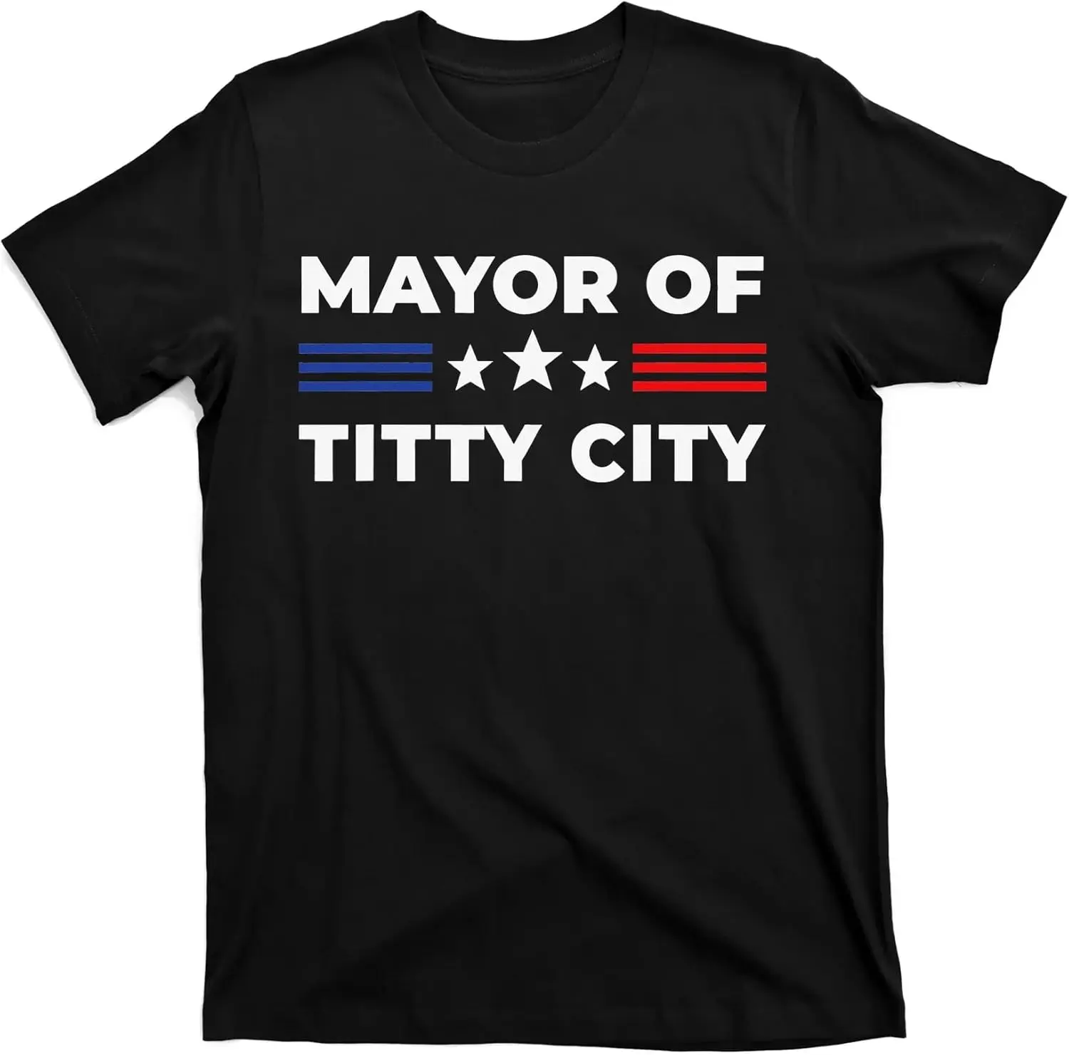 Mayor of Titty City T-Shirt Black