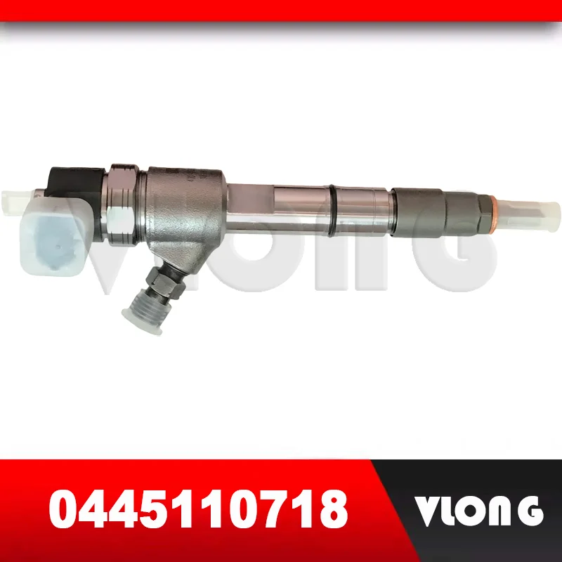 

New Common Rail Injector Assy For JAC HFC4DA1-2C Diesel Engine 4-Cylinder Fuel Injector 0445110717 0 445 110 717/718 0445110718