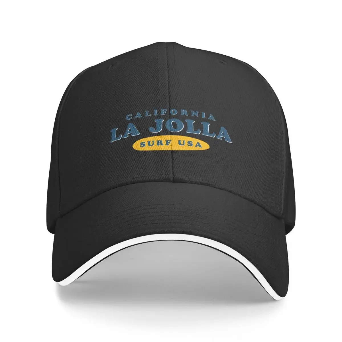 La Jolla California Vintage Retro Surf USA Travel Vacation Summer Sunset Beach Baseball Cap Trucker Cap Men Caps Women's