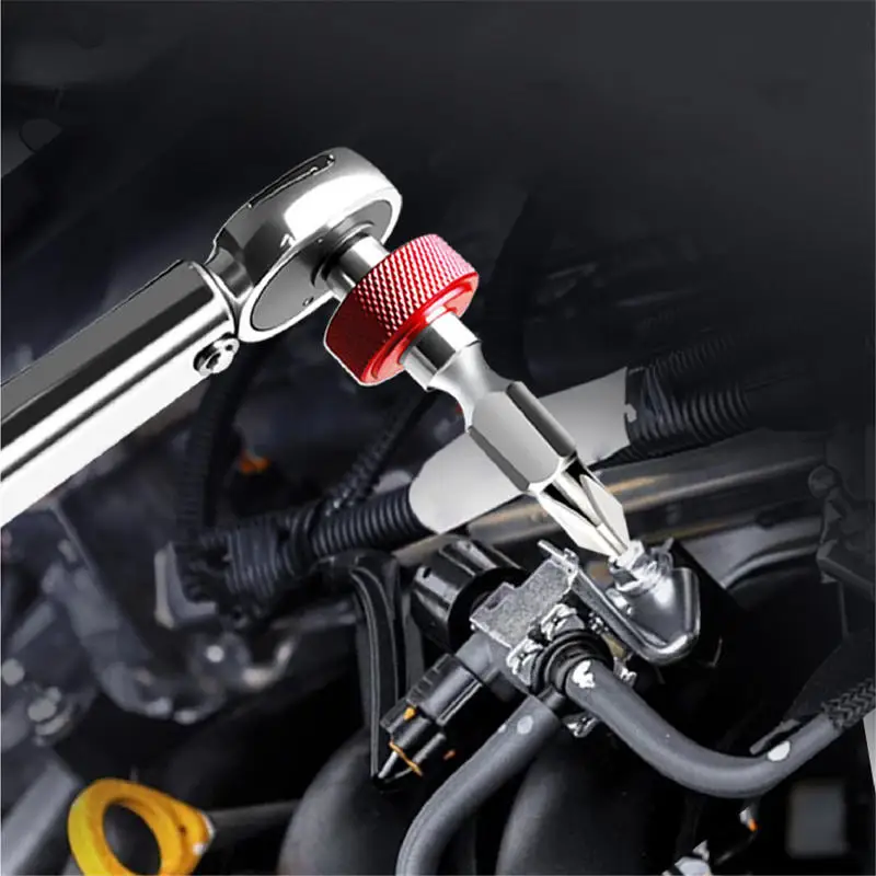 Mini Destornillador Corto con Sujeción en Espiral ​ Herramienta de Reparación Manual Multifuncional para el Hogar y el Automóvil, Llave Inglesa Compacta de Bolsillo