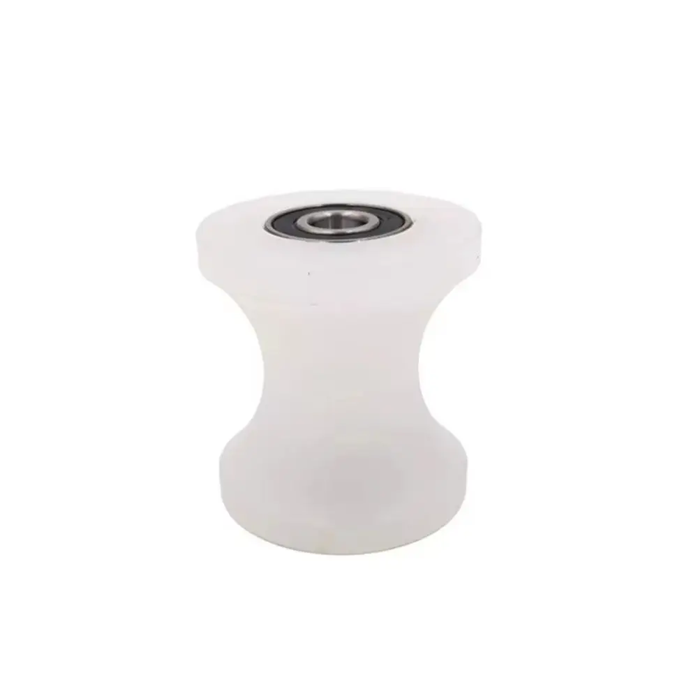 1Pcs Nylon U-Groove Bearing Roller U-Groove Low Friction Nylon Guide Roller High Temperature Resistant Plastic
