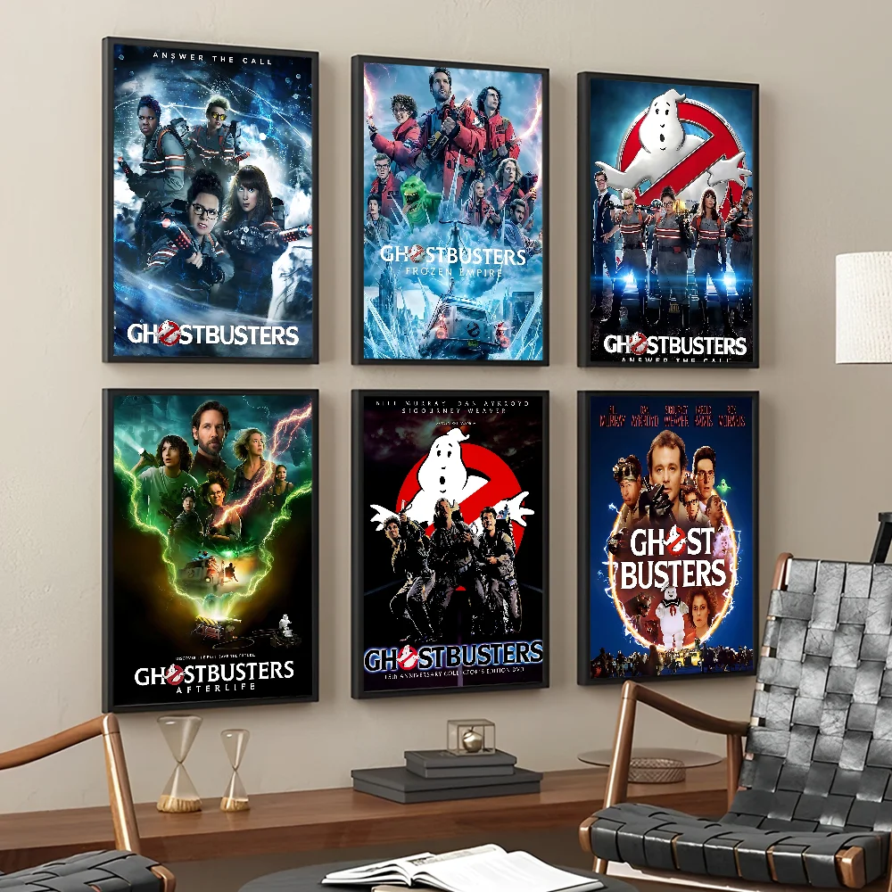 ملصقات كلاسيكية عتيقة من E-Extreme G-Ghostbusters لغرفة عتيقة وبار منزلي ومقهى ديكور منزلي إسكندنافي
