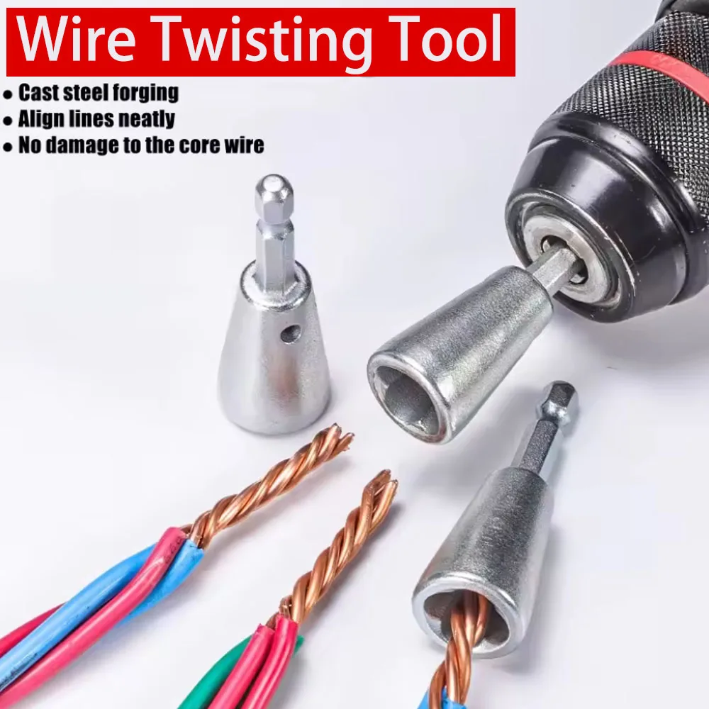 

Универсальная клемма для проводов, электрик, быстро вкручиватель, универсальная автоматическая головка для соединения проводов, инструмент для сборки проводов без отслаивания