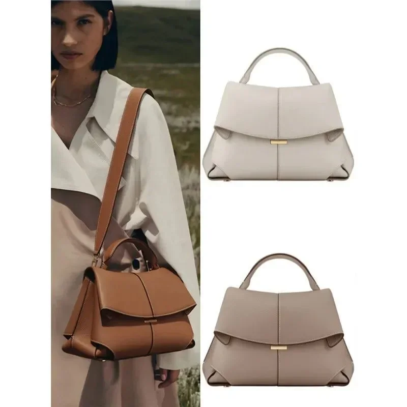 Women's Large Capacity Handbag Solid Color Casual Trend Dumpling Bag Luxury Brand Design Fashion Leather Shoulder Crossbody Bag