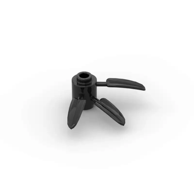 Moc 10 pçs parte tijolos 30176 planta grama blocos de construção conjunto redondo 1x1 com 3 folhas de bambu tijolos partícula brinquedo aniversário presente do miúdo