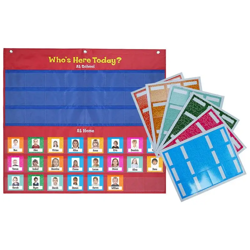 classroom management bolso grafico atendente bolso grafico 72 cartoes duravel para pre escolar 01