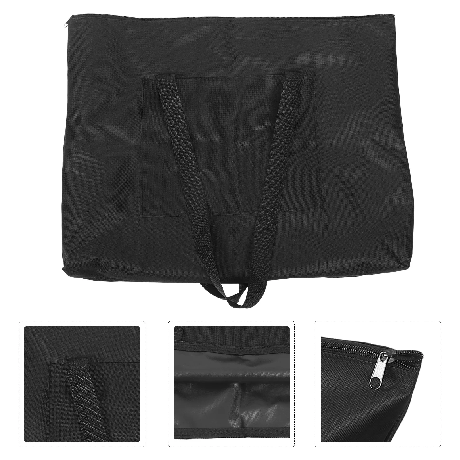 حقيبة لوحة الرسم ذات سعة كبيرة، حافظة فنية محمولة، منظم حامل أدوات الرسم الفني للأكياس القماشية #4