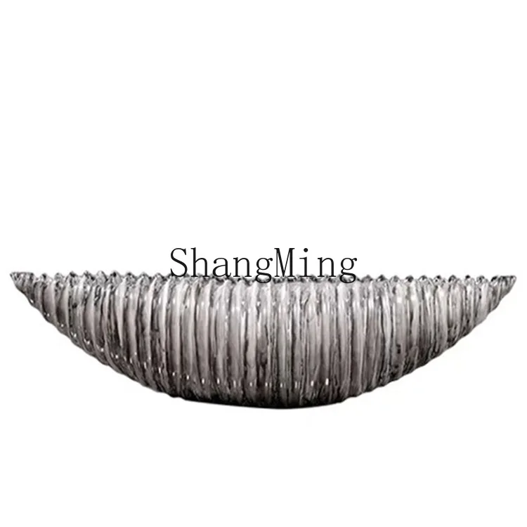 

PYH light luxury style personalized creative flower pot composite material flower pot living room table flower