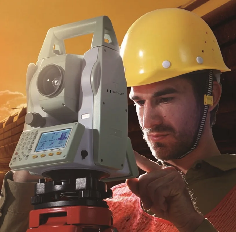Hi-target HTS-420R 600m reflectorless Dual-axis compensation Real-time Operating System Total Station