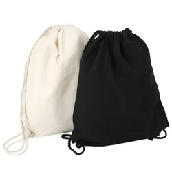 Sac en toile avec cordon de serrage sur les épaules, pocommuniste, personnalisé, shopping, étudiant SR, poudre de coton, école, salle de sport, voyage