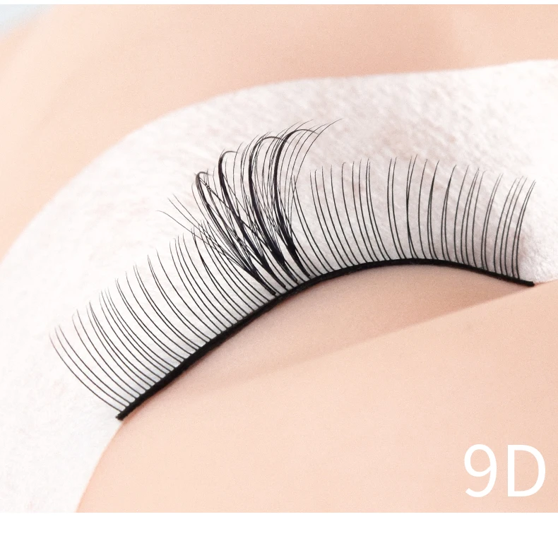 SongLash 5D/9D 05/07 Dicke 9–18 mm, vorgefertigtes Volumen, Wispy Fans Wimpern, handgefertigt, natürliche falsche Wimpern – Detail 12