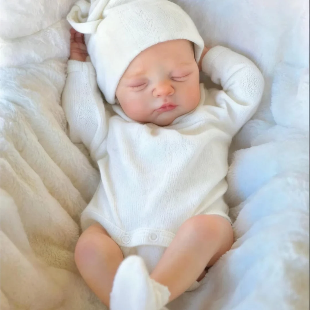 

33cm Irys Waterproof Solid bebe reborn de silicona Girl Doll With Open Mouth Paint Skin Lifelike Realistic Reborn Girl Doll