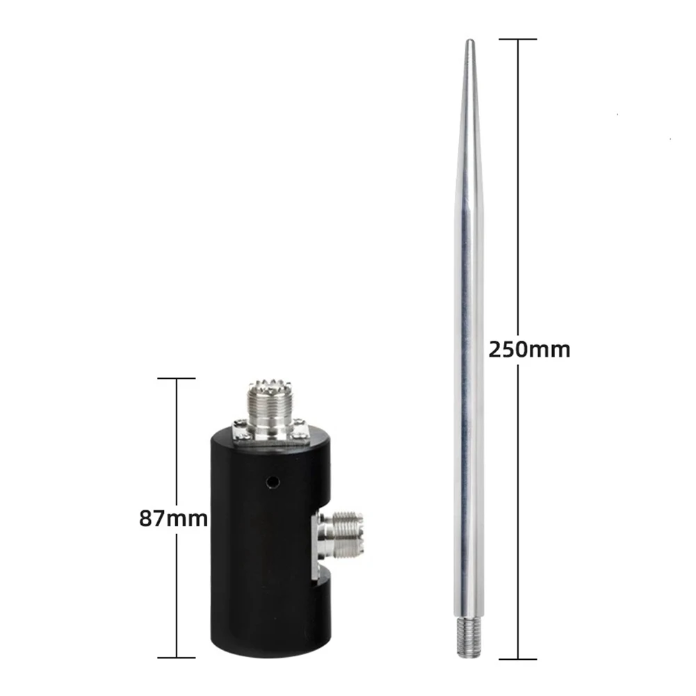 

Outdoor Antenna Mount 100W Antenna Base Outdoor Installation 160m-6m Frequency Range Anodized Aluminum Material