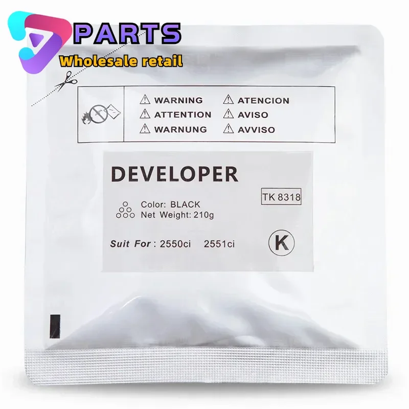 1PCS Compatible for Kyocera TASKalfa 2550ci 2551ci  Developer (compatible A), 200G /bag