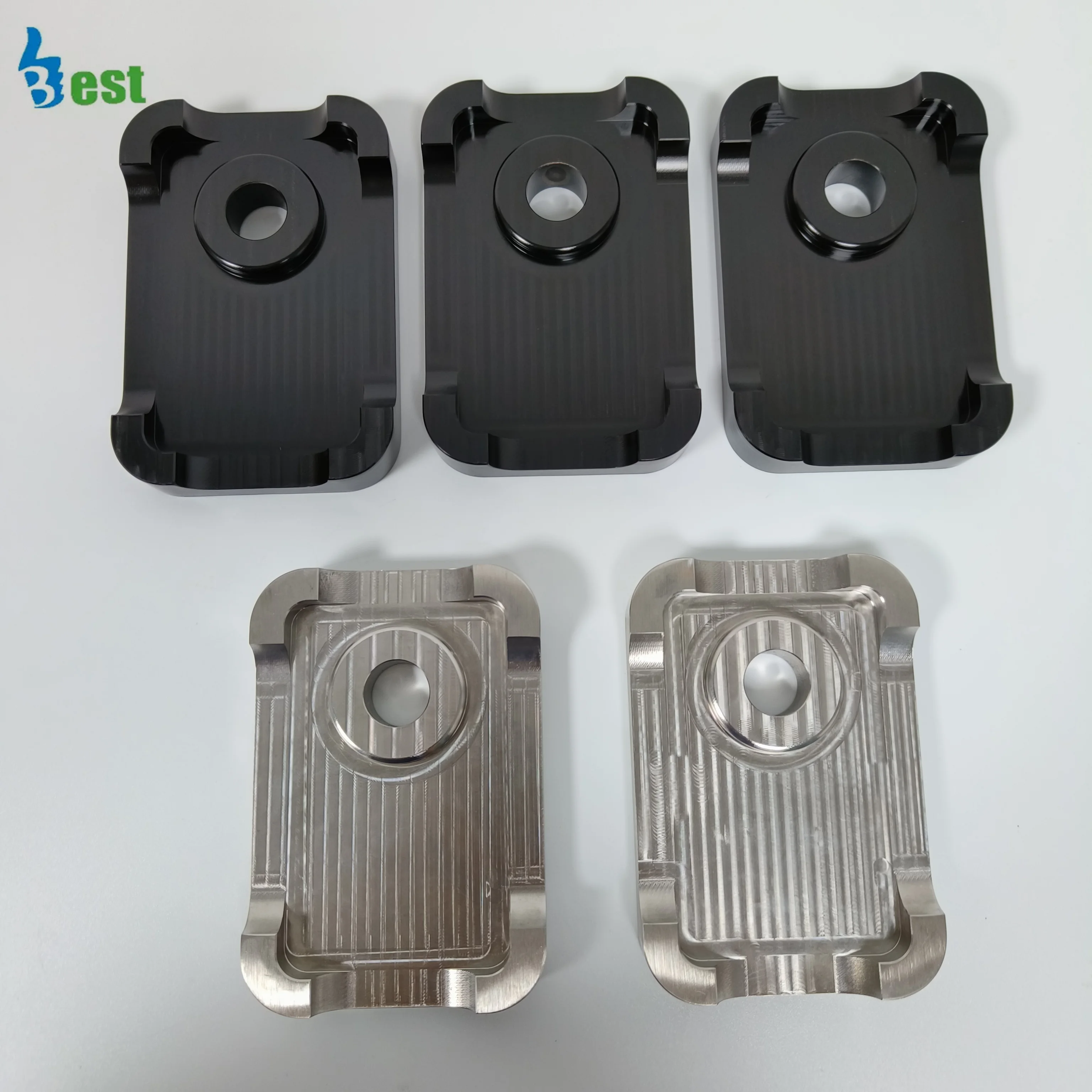 cnc metal plastic machining metal deep insert atm bezel aluminum parts milling and turning custom cnc machining service